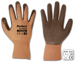 T&ouml;&ouml;kindad s&otilde;rmikud Bradas Perfect Grip, pruun, 9, 6 tk