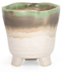 Lillepott Katia 402304, keraamiline, 15 cm x 15 cm, kreemjasvalge/beež v.