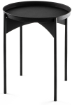 Kohvilaud Kalune Design SHB-002-A, must v., 44 cm x 44 cm x 57 cm