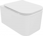 WC-pott, seinapealne Mexen Elis Rimless Slim, kaanega, 345 mm x 520 mm