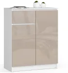 Kummut Akord K80, valge v./beež v., 99 cm x 40 cm x 80 cm