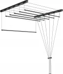Pesukuivatusrest lakke Sepio 7 Black, 2 m