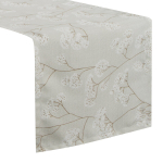 Laudlina ristk&uuml;likukujuline, valge/beež, 40 x 140 cm