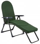 &Otilde;ue lamamistool Patio Modena Black Edition, must v./roheline v., 142 cm x 59 cm x 105 cm