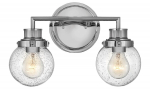 Valgusti seinale Elstead Lighting Poppy, E27, 2 x 60 W, l&auml;bipaistev v., 37.3 x 18.3 cm
