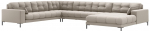 Nurgadiivan Micadoni Mamaia Structured, beež v., vasak, 327 x 256 cm x 75 cm