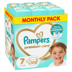 M&auml;hkmed Pampers Premium Care, 7 suurus, 15 kg, 108 tk