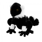Pehme m&auml;nguasi leemur Wild Planet All About Nature, valge/must, 20 cm