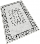 Vaip sise Conceptum Hypnose W1051, valge/must, 100 cm x 60 cm