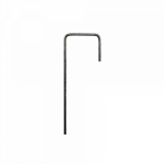 Tihvt-ankur kinnitamiseks Bradas J Form, 15 cm x 3 cm, 15 cm, galvaniseeritud teras, h&otilde;be, 100 tk