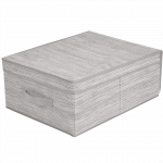 Kaanega hoiukarp, esemete hoidmiseks Kuchinox Miami, beež v., 48 x 36 x 19 cm