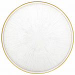 Taldrik prae/serveerimine Homla Monze, &Oslash; 28 cm, l&auml;bipaistev v./kuldne v.