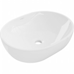 Vannitoa kraanikauss Mexen Viki, keraamiline, 48 cm x 35 cm x 14 cm, valge