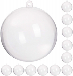 J&otilde;ulupuu m&auml;nguasjade komplekt, l&auml;bipaistev v., 10 cm, plastik, 12 tk