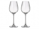 Veiniklaaside komplekt Crystal Bohemia Columba Optic, klaas, 0.4 l, 2 tk