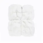 Pleed Domoletti Luxury PomPom, valge v., 150 cm x 200 cm