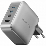Telefoni laadija EcoFlow Rapis Pro GaN, USB Type A/3 x USB Type-C, 6.7 cm, h&otilde;be v., 140 W