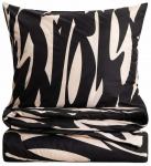 Voodipesukomplekt Homla Taro Basic 243256, must v./beež v., 70 x 80 cm, 160 x 200 cm