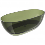 Vann, teisaldatav Mexen Pure, 170 cm x 80 cm x 58 cm, ovaalne, olive transparent v.