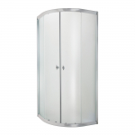 Du&scaron;ikabiin Invena Marbella, pool&uuml;mar, aluseta, 90 cm x 90 cm x 180 cm (kahjustatud pakend)