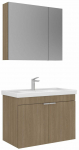 Vannitoa m&ouml;&ouml;bli komplekt Kalune Design Desna, tamm v., 45 cm x 80 cm x 58 cm