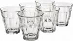 Klaaside komplekt Duralex Picardie S2210899, klaas, 0.25 l, 6 tk