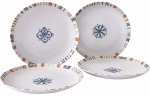 Taldrikute komplekt magustoidu Hermia 2100002910001, &Oslash; 21 cm, sinine v.