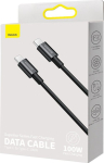 Juhe Baseus Superior Series, 2 x USB Type C, 100 cm, must v., 100 W