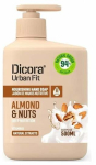 Vedelseep, k&auml;te jaoks gl&uuml;tseriiniga Dicora Almond & Nuts, p&auml;hklid/mandlid, 500 ml