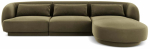 Nurgadiivan Cosmopolitan Design Tulum, roheline v., parem, 156 x 255 cm x 70 cm