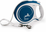 Automaatne jalutusrihm Flexi Comfort Plus, sinine v., L