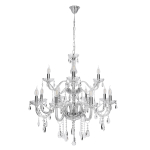 Kristall-l&uuml;hter rippuv Candellux Lighting Cristallo 30-30375, E14, 12 x 40 W, l&auml;bipaistev v. / kroom v.