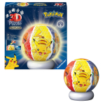 3D-pusle Ravensburger Nightlight Pok&eacute;mon, 12.9 cm x 12.9 cm, 72 tk, mitmev&auml;rviline