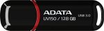 USB m&auml;lupulk Adata UV150 AUV150-128G-RBK, must v./punane v., 128 GB