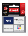 Tindiprinteri kassett ActiveJet Premium AH-901CR, sinine v./punane v./kollane v., 21 ml