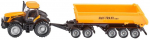 Игрушечные тракторы с аксессуарами Siku JCB With Dolly And Tipping Trailer 1858, 1:87, kollane v.