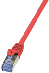 Juhe Logilink Patch CAT 6A 10G S/FTP PrimeLine RJ-45 8P8C, RJ-45 8P8C, 0.5 m, punane v.