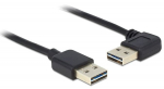 Juhe Delock Angled USB / USB USB 2.0 A male, USB 2.0 A male, 0.5 m, must v.