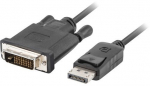 Juhe Lanberg DisplayPort to DVI-D DisplayPort male, DVI-D male, 1.8 m, must v.