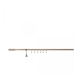 Kardinapuu Domoletti LK20GZ04/2, 180 cm, &Oslash; 19 mm, antiikne kuld