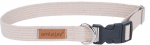 Kaelarihm koertele Amiplay Cotton, liivakarva pruun, 350 - 500 mm x 20 mm, 35-50
