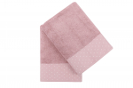 Vannir&auml;tikute komplekt Foutastic Pythyrcyk Bath Towel Set 321SHS1434, valge v./roosa v., 140 cm x 70 cm, 2 tk