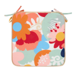 V&auml;litooli padi Home4you Nordic Flower, mitmev&auml;rviline, 39 x 39 cm