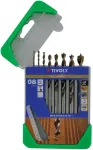 Puuride komplekt Tivoly Wood Drill Bit, puit, hss, sirge, 2 mm