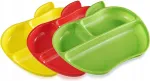 V&auml;ike taldrik Munchkin Divided Toddler Plates Lil' Apple, 6+ kuud, plastik, punane v./kollane v./roheline v.