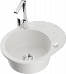 K&ouml;&ouml;givalamu Mexen Kevin, graniit, 58.6 cm x 45.8 cm x 18 cm, valge/kroom