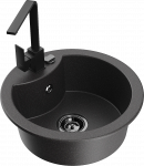 K&ouml;&ouml;givalamu Mexen Diego 6512-76-670300-70-B, graniit, 48.8 cm x 48.8 cm x 16.7 cm, must