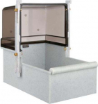 Bassein Trixie Bird bath, 22 cm x 16 cm x 26 cm