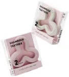 N&auml;rimisr&otilde;ngas Heorshe Shamrock, valge v./roosa v., 2 tk