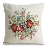 Dekoratiivpadjap&uuml;&uuml;r Tapestry J01H-01, eriv&auml;rviline/beež v., 45 cm x 45 cm